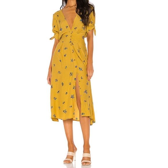 NWT Faithfull the Brand Billie Midi Dress Dolores - Picture 9 of 16